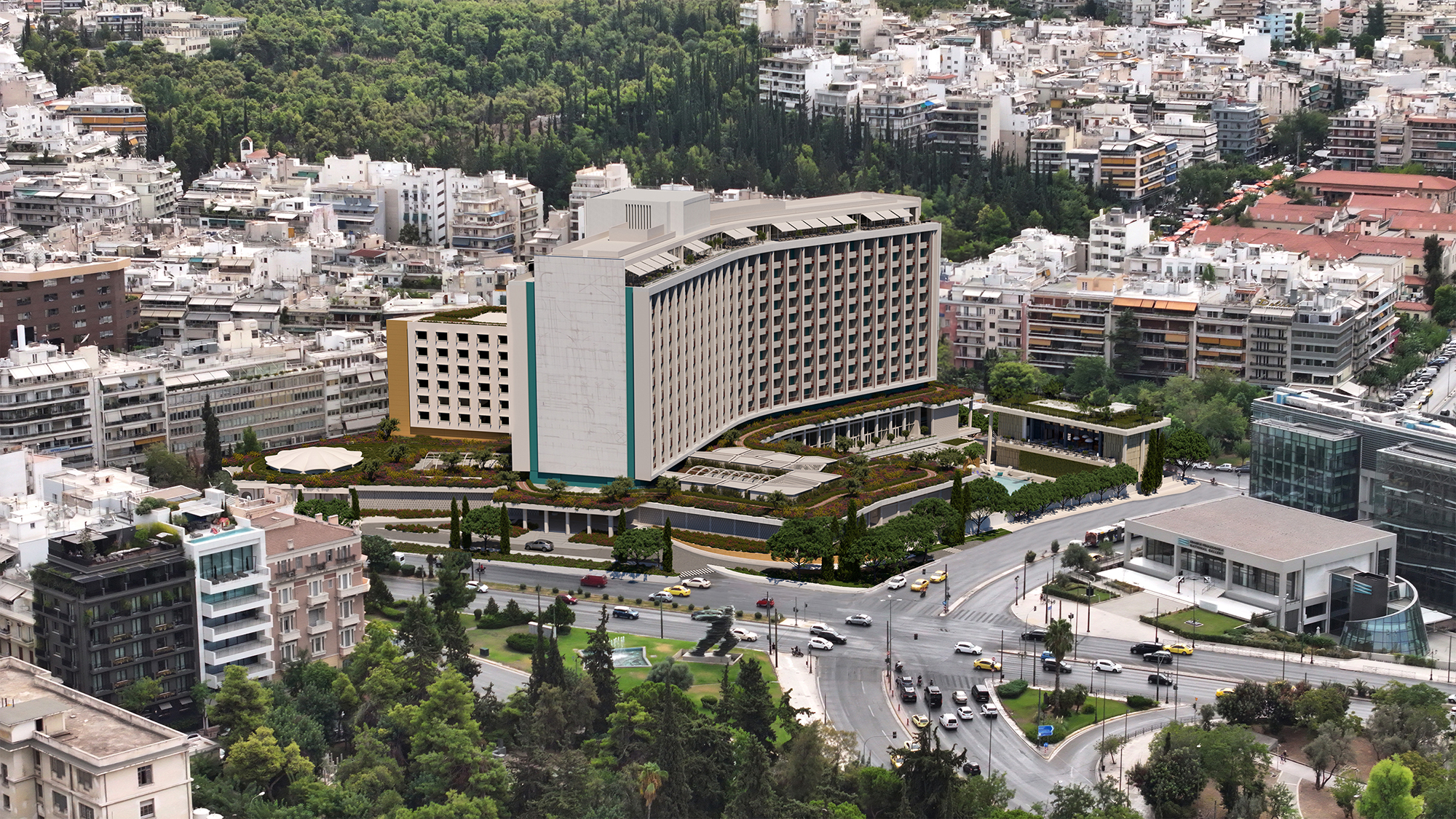 Former Hilton Athens is being regenerated into "THE ILISIAN" 